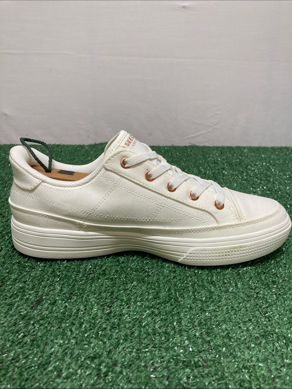 Skechers Women's Canvas Low-Top slip-in Sneakers 117197 sz 8.5 (OKPM-09-19) - Picture 7 of 10